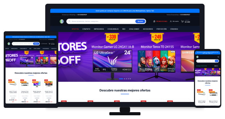 Informática Ebyzom — tienda online de cómputo e impresoras